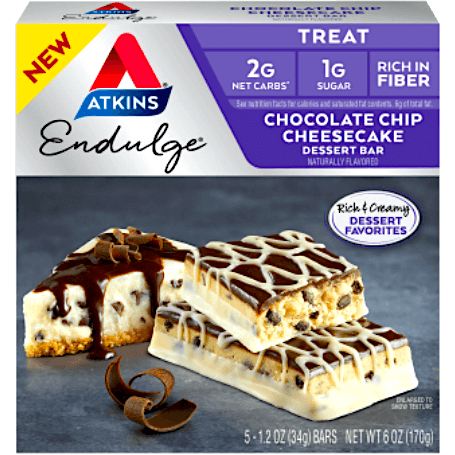 Endulge - Chocolate Chip Cheesecake Dessert Bar